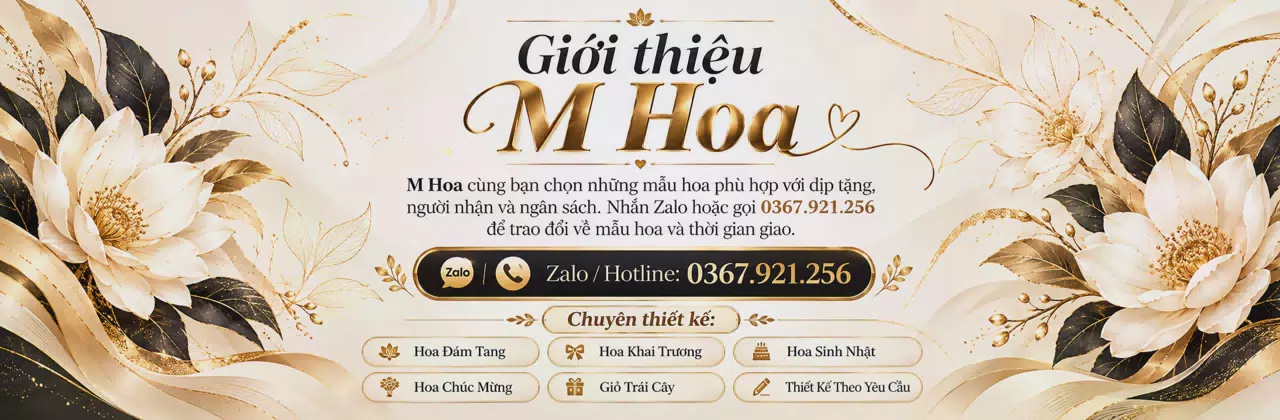 Ảnh bìa Shop hoa tươi Xã Hương Khê Hà Tĩnh - Một món hoa, nhiều điều muốn nói